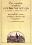 Żale nagrobne na śmierć Jana Kochanowskiego t.1