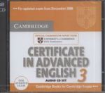 Certificate in advanced English 3 CD