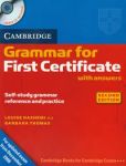 Cambridge Grammar for First Certificate with answers + CD