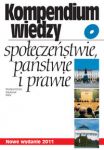 Kompendium wiedzy o społeczeństwie państwie i prawie