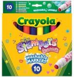 Crayola Flamastry mini stempelki emotikony 10 szt
