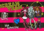 Blok techniczny A4 Monster High paski