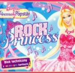 Blok techniczny Barbie A4 z kolorowymi kartkami 10 kartek Rock Princess