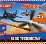 Blok techniczny Planes A4 10 kartek Dusty 7