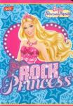 Zeszyt Barbie A5 w 3 linie 16 kartek Rock Princess