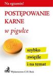 Postępowanie karne w pigułce