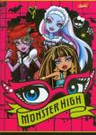 Zeszyt Monster High w trzy linie 16 stron A5 oczy