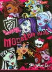 Zeszyt Monster High w trzy linie dwukolorowa 16 stron A5