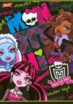 Zeszyt Monster High w kratkę 32 strony A5 mała czaszka