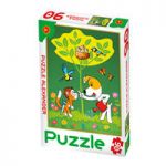 Puzzle 90 Reksio Ogrodnik