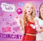 Blok techniczny A4 10 kartek Disney Violetta fiolet