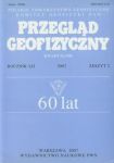 Przegląd Geofizyczny Rocznik LII 2007 Zeszyt 2