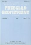Przegląd Geofizyczny Rocznik L 2005 Zeszyt 3-4