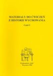 Materiały do ćwiczeń z historii wychowania