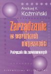 Zarządzanie w warunkach niepewności