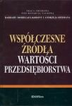 Współczesne źródła wartości przedsiębiorstwa