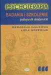 Psychoterapia Badania i szkolenie