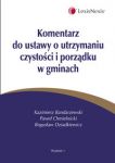 Komentarz do ustawy o utrzymaniu czystości i porządku w gminach