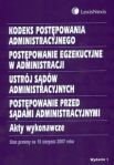 Kodeks postępowania administracyjnego postępowanie egzekucyjne w administracji ustrój sądów administ