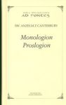 Monologion Proslogion