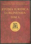 Studia Iuridica Lublinensia t.10