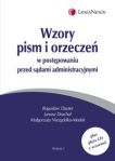 Wzory pism i orzeczeń w postępowaniu przed sądami administracyjnymi