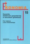 Dynamika działalności gospodarczej w warunkach globalizacji