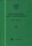 Orzecznictwo Sądu Najwyższego  2008/07 izba cywilna