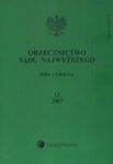 Orzecznictwo Sądu Najwyższego  2007/12