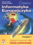 Informatyka Europejczyka. Zeszyt ćwiczeń dla szkoły podstawowej. Część I