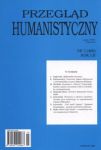 Przegląd humanistyczny nr 3 (408) rok LII