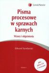 Pisma procesowe w sprawach karnych z płytą CD