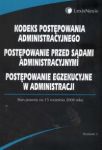 Kodeks postępowania administracyjnego Postępowanie przed sądami administracyjnymi Postępowanie egzek