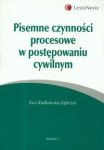 Pisemne czynności procesowe w postępowaniu cywilnym