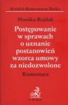 Postępowanie w sprawach o uznanie postanowień wzorca umowy za niedozwolone