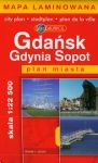 Gdańsk Gdynia Sopot Plan miasta 1: 22 500