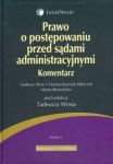 Prawo o postępowaniu przed sądami administracyjnymi