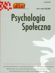 Psychologia społeczna t.3 numer 3(8) 2008