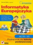 Informatyka Europejczyka 4-6 Podręcznik + CD Edycja Windows Vista, Linux Ubuntu, MS Office 2007, Ope