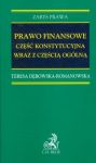 Prawo finansowe część konstytucyjna wraz z częścią ogólną