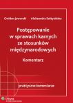 Postępowanie w sprawach karnych ze stosunków międzynarodowych Komentarz