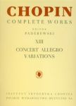 Chopin Complete Works XIII Concert Allegro Variations