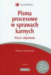 Pisma procesowe w sprawach karnych + CD