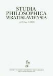 Studia Philosophica Wratislaviensia vol.5 fasc.1