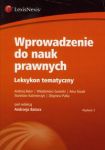 Wprowadzenie do nauk prawnych leksykon tematyczny