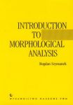 Introduction to Morphological Analysis