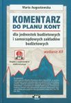 Komentarz do planu kont dla jednostek budżetowych i samorządowych zakładów budżetowych z płytą CD