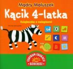 Mądry Maluszek Kącik 4-latka Książeczka z nalepkami