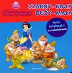 Czarny-biały duży-mały Królewna Śnieżka i siedmiu krasnoludków