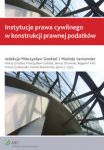 Instytucje prawa cywilnego w konstrukcji prawnej podatków